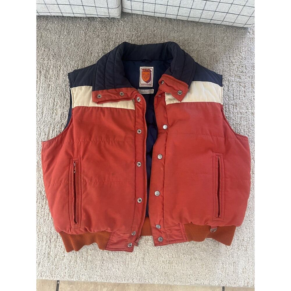 Skyr Scandia Vintage Men’s XL Full Zip Poly Insulated Puffer Vest